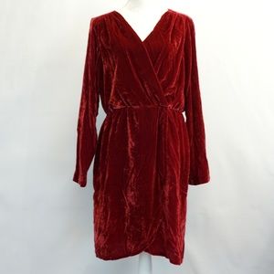 Beltaine Red Velvet Holiday Party Dress